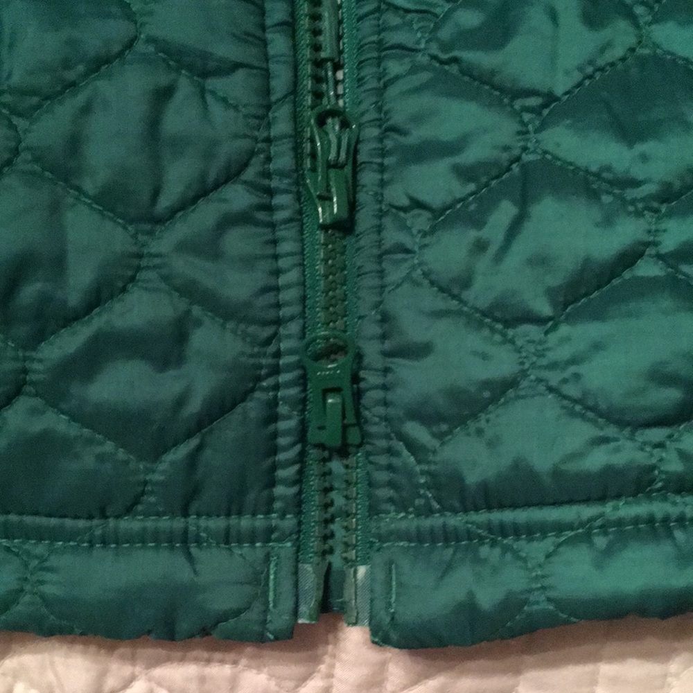 LL Bean quilted jacket with fleece sides - Picture 3 of 10